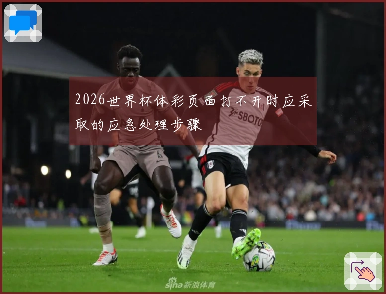 2026世界杯体彩页面打不开时应采取的应急处理步骤