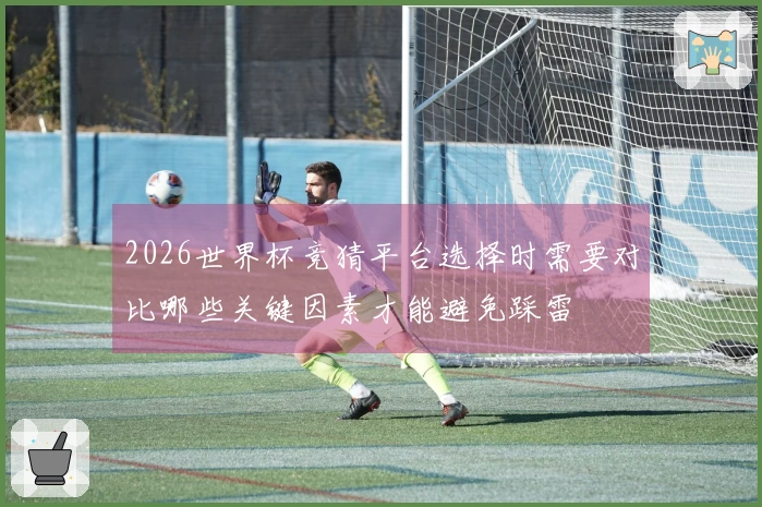 2026世界杯竞猜平台选择时需要对比哪些关键因素才能避免踩雷